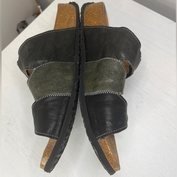Think! Multi-Tone Leather Mizzi Mules / Slides EU42 US11 - Picture 3 of 10
